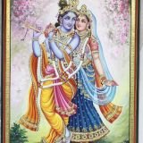 Radha Krishna Kunj Handpainting