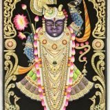 Shreenath Ji Rajbhog Swaroop 3D Embossed Handpainting