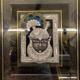 Shreenath Ji Mukhaarbind 3D Embosed Handpainting