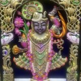 Shreenath Ji Rajbhoj Bangla 3D Embosed Handpainting